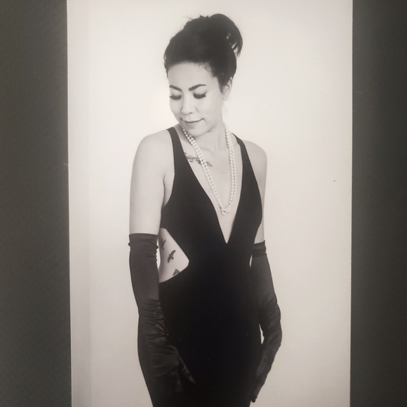 Jay Godfrey Floor-Length Backless Black Dress - Size 8 - Picture 4 of 7